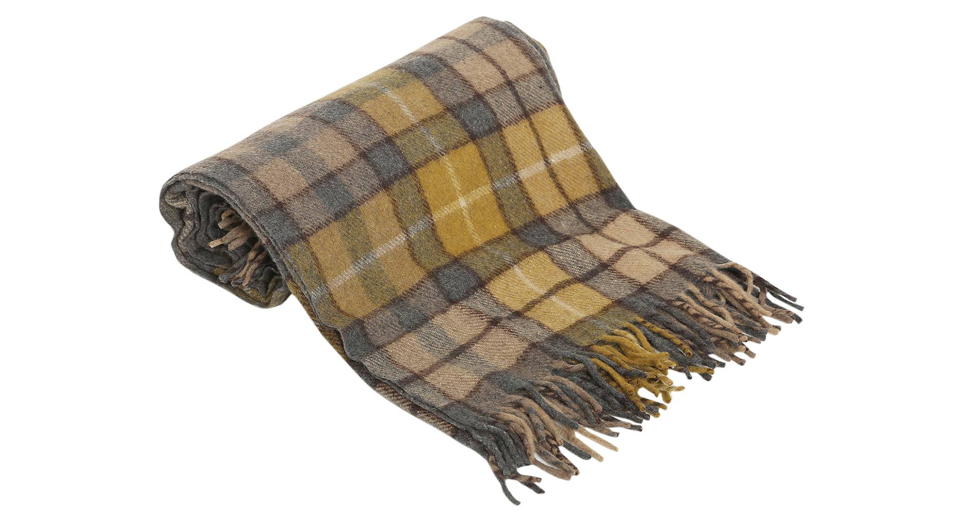 Multi Coloured Wool Throw Urban Ladder