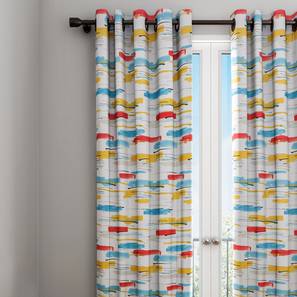 Traditional Curtains Design White Cotton Door Curtain