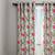 Sophie curtain white floral 9 ft lp