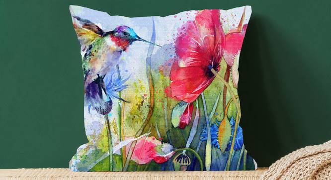 Karol Cushion Cover (41 x 41 cm  (16" X 16") Cushion Size) by Urban Ladder - Design 1 Full View - 322646