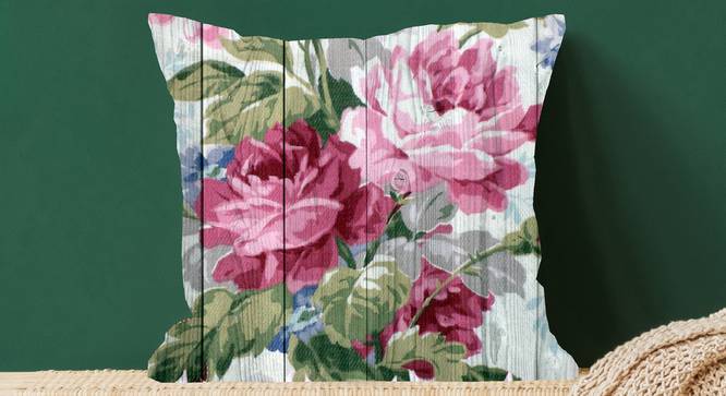 Janita Cushion Cover (41 x 41 cm  (16" X 16") Cushion Size) by Urban Ladder - Design 1 Full View - 322680