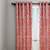 Veronica curtain red abstract 7 ft lp