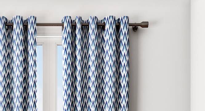 Tatiana Curtain (Blue, 122 x 213 cm(48" x 84") Curtain Size) by Urban Ladder - Design 1 Details - 322822