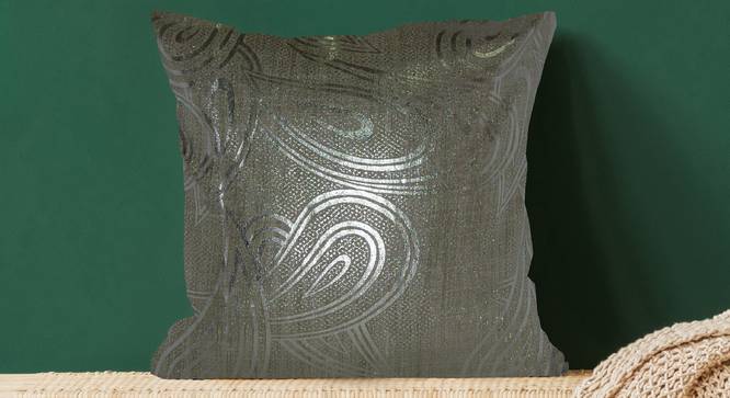 Shay Cushion Cover (White, 41 x 41 cm  (16" X 16") Cushion Size) by Urban Ladder - Front View Design 1 - 323124