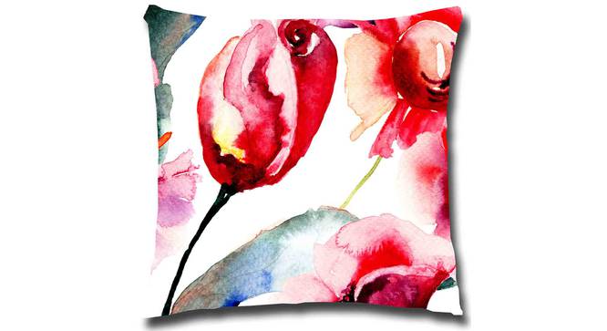 May Cushion Cover (Grey, 41 x 41 cm  (16" X 16") Cushion Size) by Urban Ladder - Front View Design 1 - 323232