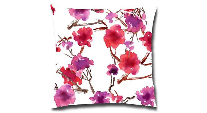 Cox Cushion Cover (41 x 41 cm  (16" X 16") Cushion Size, Maroon) by Urban Ladder - Front View Design 1 - 323236