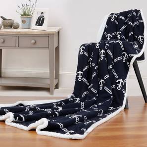 Solimo throw navy natural lp