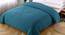 Beatrice Comforter (Teal, Solid Pattern) by Urban Ladder - Design 1 Top View - 323347