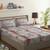 Poole bedsheet set grey red double fitted lp