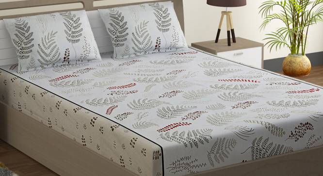 Shelly Bedsheet Set (Double Size) by Urban Ladder - Design 1 Full View - 323864