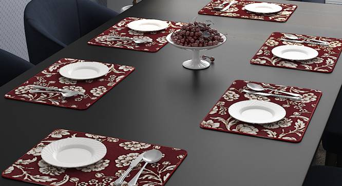 harold Table Mat (Maroon) by Urban Ladder - Design 1 Full View - 323954