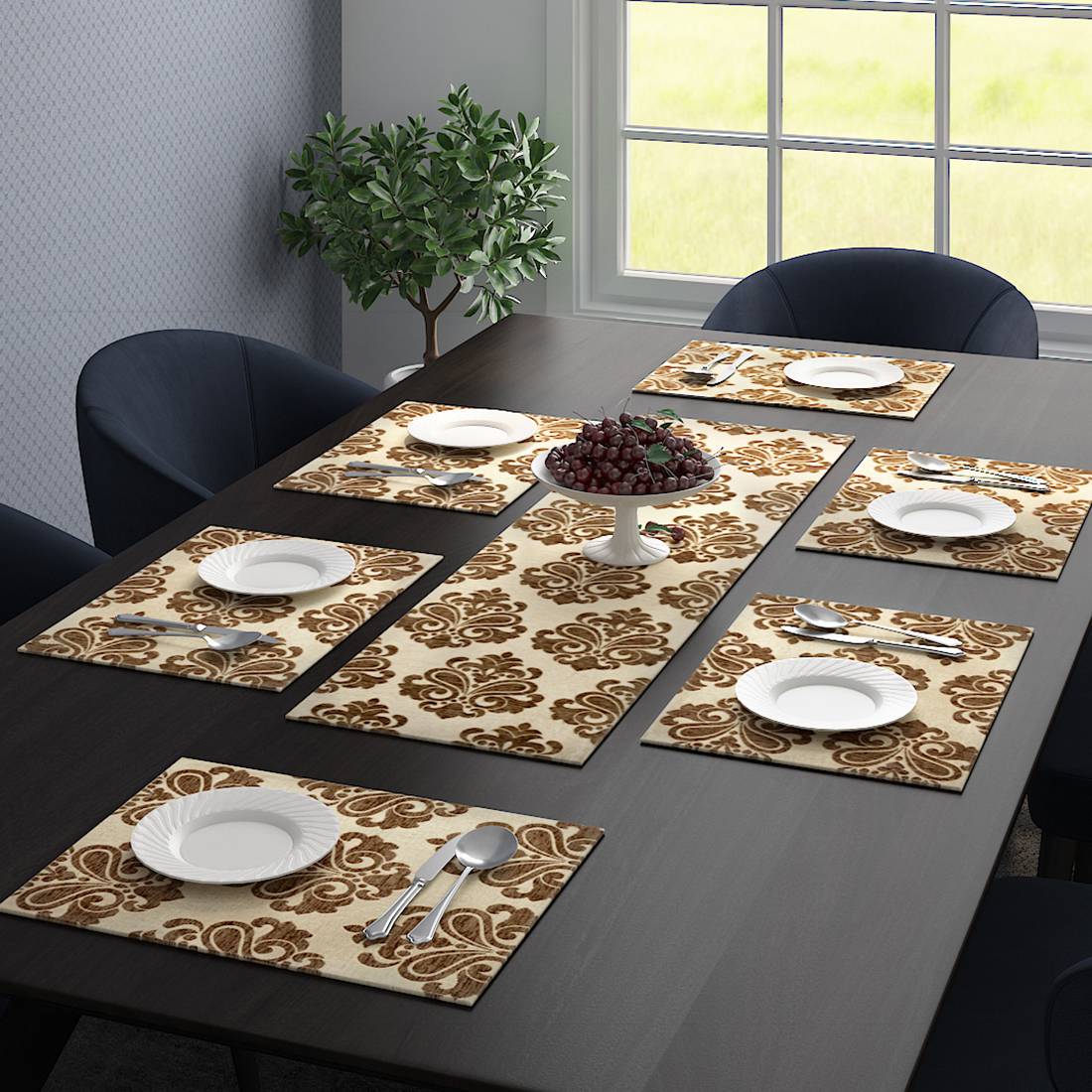 Buy Table Mats Dining Table Mats Online At The Best Prices Urban Ladder