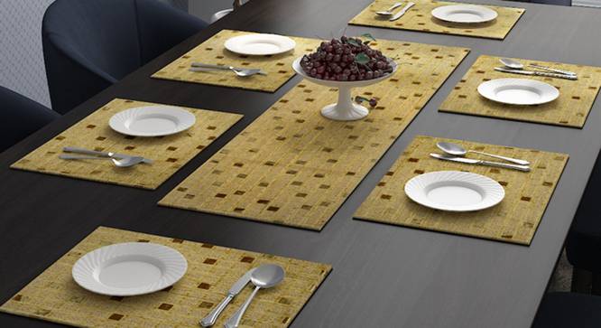 Sheri Table Runner (Gold) by Urban Ladder - Design 1 Full View - 324028