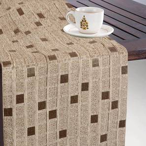 Table Mat Design Beige Viscose Inches Table Mat - Set of