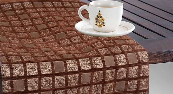 Sheri Table Runner (Brown) by Urban Ladder - Design 1 Full View - 324043