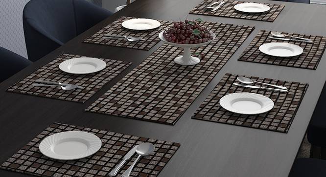 Sheri Table Runner (Grey) by Urban Ladder - Design 1 Full View - 324048