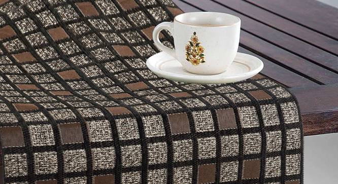 Sheri Table Runner (Grey) by Urban Ladder - Design 1 Top Image - 324049