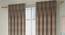 Abetti Door Curtains - Set Of 2 (Brown, 112 x 213 cm  (44" x 84") Curtain Size) by Urban Ladder - Design 1 Full View - 324340