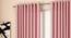 Milano Window Curtains - Set Of 2 (Pink, 112 x 152 cm  (44" x 60") Curtain Size) by Urban Ladder - Design 1 Full View - 324483