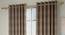 Abetti Door Curtains - Set Of 2 (Brown, 112 x 274 cm  (44" x 108") Curtain Size) by Urban Ladder - Design 1 Full View - 324542