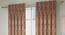 Provencia Door Curtains - Set Of 2 (Brown, 112 x 213 cm  (44" x 84") Curtain Size) by Urban Ladder - Design 1 Full View - 324621