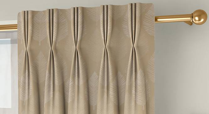 Provencia Door Curtains - Set Of 2 (Cream, 112 x 213 cm  (44" x 84") Curtain Size) by Urban Ladder - Front View Design 1 - 324640