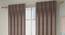 Windermere Blackout Window Curtains - Set Of 2 (Beige, 112 x 152 cm  (44" x 60") Curtain Size) by Urban Ladder - Design 1 Full View - 324705