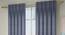 Windermere Blackout Door Curtains - Set Of 2 (Blue, 112 x 213 cm  (44" x 84") Curtain Size) by Urban Ladder - Design 1 Full View - 324727