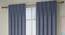 Amber Blackout Door Curtains - Set Of 2 (Blue, 112 x 213 cm  (44" x 84") Curtain Size) by Urban Ladder - Design 1 Full View - 324781
