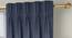 Amber Blackout Door Curtains - Set Of 2 (Blue, 112 x 213 cm  (44" x 84") Curtain Size) by Urban Ladder - Front View Design 1 - 324782