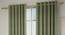 Windermere Blackout Door Curtains - Set Of 2 (Green, 112 x 274 cm  (44" x 108") Curtain Size) by Urban Ladder - Design 1 Full View - 324821