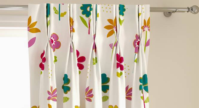 Wonderland Door Curtains - Set Of 2 (112 x 213 cm  (44" x 84") Curtain Size) by Urban Ladder - Front View Design 1 - 324850