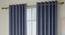 Amber Blackout Door Curtains - Set Of 2 (Blue, 112 x 213 cm  (44" x 84") Curtain Size) by Urban Ladder - Design 1 Full View - 324889