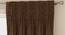 Arezzo Window Curtains - Set Of 2 (Mocha, 112 x 152 cm  (44" x 60") Curtain Size) by Urban Ladder - Front View Design 1 - 325088