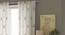 Jaisalmer Sheer Door Curtains - Set Of 2 (Maroon, 112 x 213 cm  (44" x 84") Curtain Size) by Urban Ladder - Design 1 Details - 325153