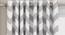 Chevron Door Curtains - Set Of 2 (Dark Grey, 112 x 213 cm  (44" x 84") Curtain Size) by Urban Ladder - Design 1 Top View - 325296