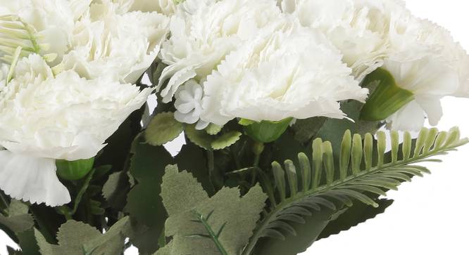 Carla Artificial Flower (White) by Urban Ladder - Cross View Design 1 - 325521