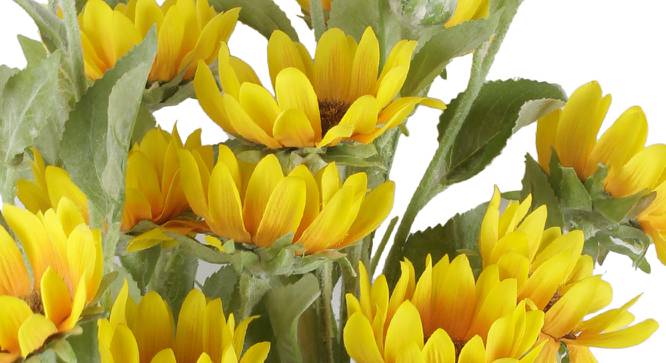 Terrie Artificial Flower (Yellow) by Urban Ladder - Cross View Design 1 - 325562