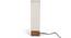 Madera Table Lamp (Natural Base Finish, White Shade Color, Square Shade Shape) by Urban Ladder - - 32596