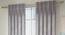 Simone Door Curtains - Set Of 2 (Grey, 112 x 213 cm  (44" x 84") Curtain Size) by Urban Ladder - Design 1 Full View - 325968