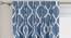 Taj Door Curtains - Set Of 2 (Blue, 112 x 213 cm  (44" x 84") Curtain Size) by Urban Ladder - Design 1 Top Image - 326011