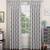 Taj door curtains   set of 2 grey 9 ft lp