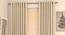 Matka Door Curtains - Set Of 2 (Cream, 112 x 213 cm  (44" x 84") Curtain Size) by Urban Ladder - Design 1 Full View - 326214