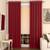 Matka door curtains set of 2 7 crimson red eyelet lp