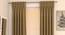 Matka Door Curtains - Set Of 2 (112 x 213 cm  (44" x 84") Curtain Size, Khaki) by Urban Ladder - Design 1 Full View - 326262