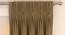 Matka Door Curtains - Set Of 2 (112 x 213 cm  (44" x 84") Curtain Size, Khaki) by Urban Ladder - Front View Design 1 - 326263