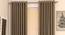 Matka Door Curtains - Set Of 2 (Mocha, 112 x 213 cm  (44" x 84") Curtain Size) by Urban Ladder - Design 1 Full View - 326304
