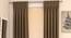 Matka Door Curtains - Set Of 2 (Coffee, 112 x 274 cm  (44" x 108") Curtain Size) by Urban Ladder - Design 1 Full View - 326400