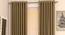 Matka Door Curtains - Set Of 2 (112 x 274 cm  (44" x 108") Curtain Size, Khaki) by Urban Ladder - Design 1 Full View - 326472