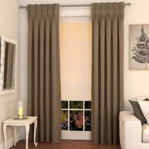 Home Decor In Noida Design Mocha Polyester Door Curtain